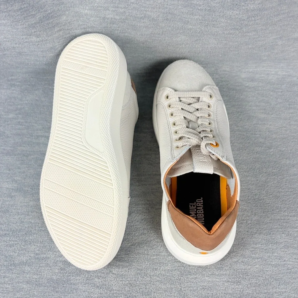 Samuel Hubbard Sunset Sneaker Womens 6 M Taupe Leather W1650-109 Womens 6 Medium